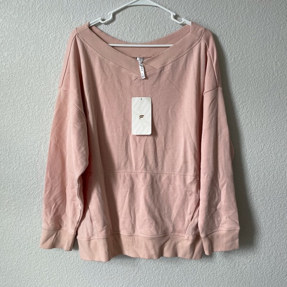 Fabletics Tops - Fabletics Zaylee Off the Shoulder Sweatshirt